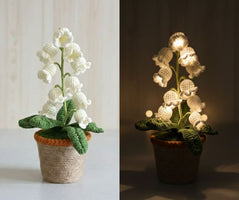 Hand-Crocheted Glow Flowers.