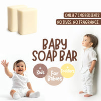 Goat Milk Baby Wash Bar Fragrance-free • Gentle on eczema-prone skin